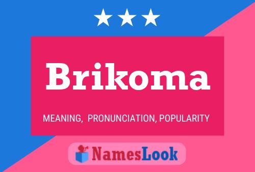 Brikoma Naam Poster