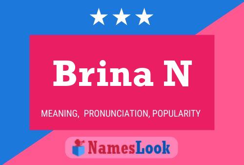 Brina N Naam Poster