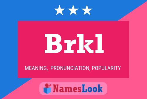 Brkl Naam Poster