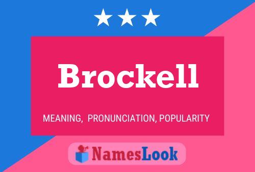 Brockell Naam Poster