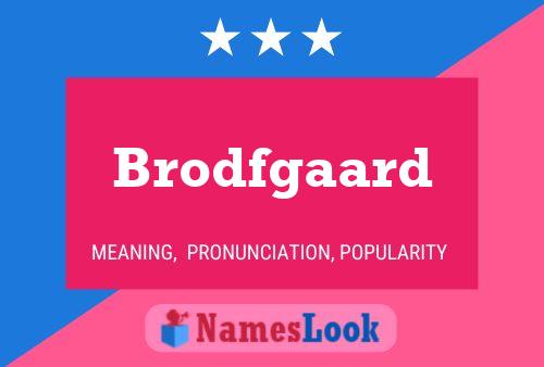 Brodfgaard Naam Poster