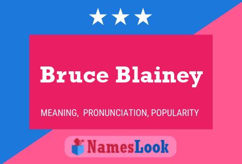 Bruce Blainey Naam Poster