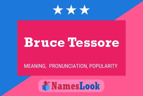 Bruce Tessore Naam Poster