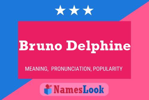 Bruno Delphine Naam Poster