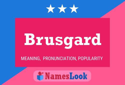 Brusgard Naam Poster