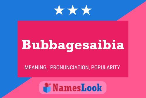 Bubbagesaibia Naam Poster