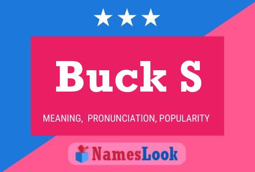 Buck S Naam Poster