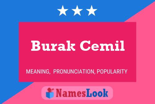 Burak Cemil Naam Poster