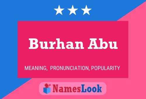 Burhan Abu Naam Poster