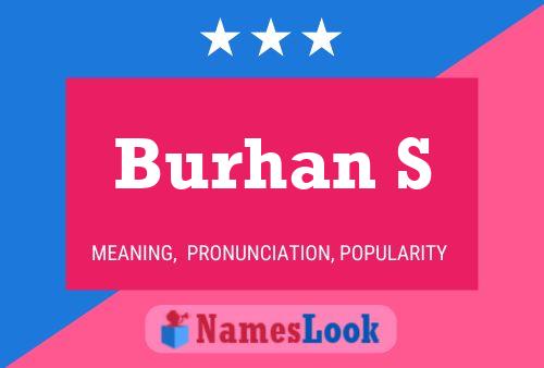 Burhan S Naam Poster