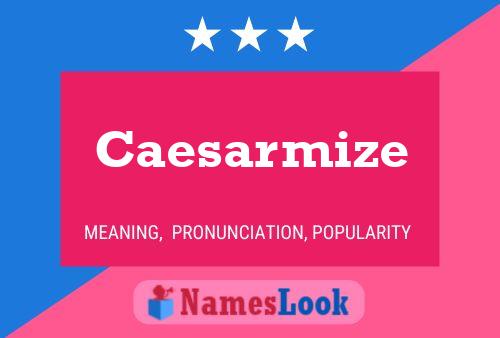 Caesarmize Naam Poster