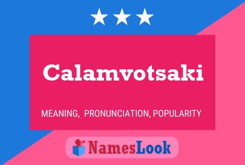 Calamvotsaki Naam Poster