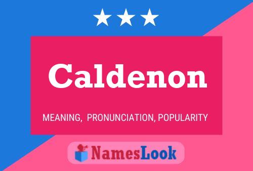 Caldenon Naam Poster