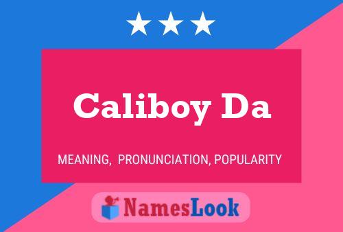 Caliboy Da Naam Poster