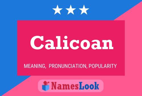 Calicoan Naam Poster