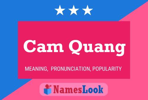 Cam Quang Naam Poster