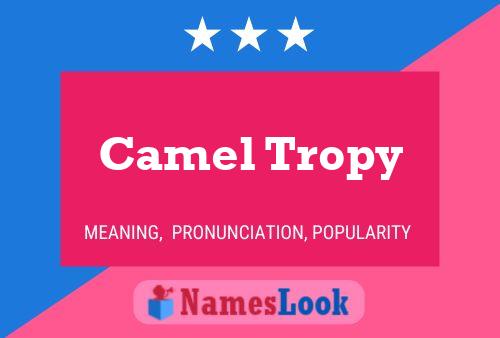 Camel Tropy Naam Poster