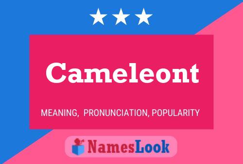 Cameleont Naam Poster