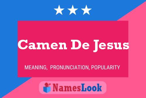 Camen De Jesus Naam Poster