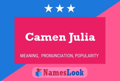 Camen Julia Naam Poster