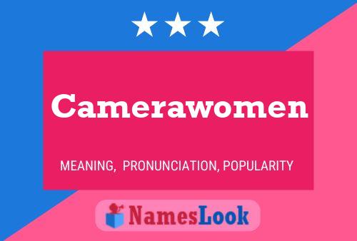 Camerawomen Naam Poster