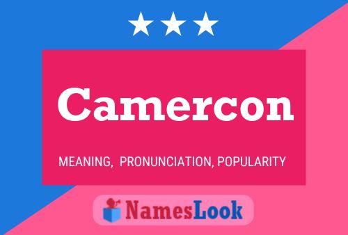 Camercon Naam Poster