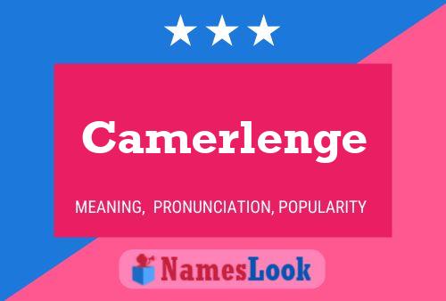 Camerlenge Naam Poster