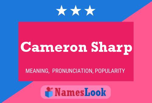 Cameron Sharp Naam Poster