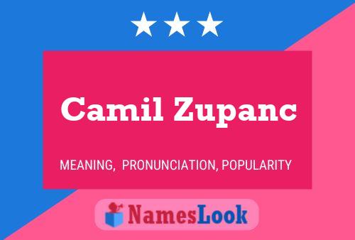 Camil Zupanc Naam Poster