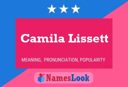 Camila Lissett Naam Poster