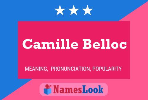 Camille Belloc Naam Poster