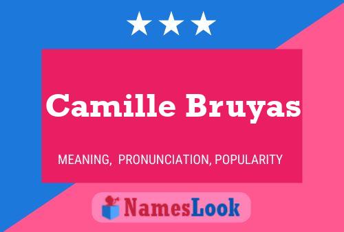 Camille Bruyas Naam Poster