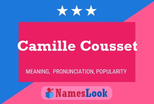 Camille Cousset Naam Poster