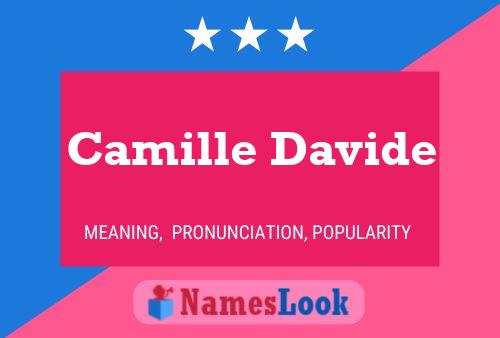 Camille Davide Naam Poster