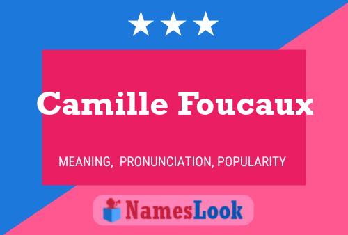 Camille Foucaux Naam Poster