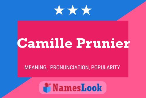 Camille Prunier Naam Poster