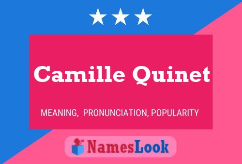 Camille Quinet Naam Poster