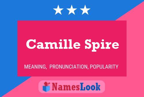 Camille Spire Naam Poster