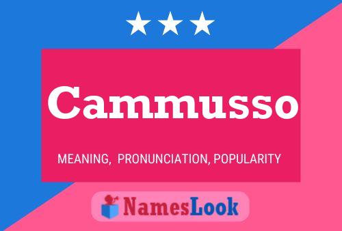 Cammusso Naam Poster