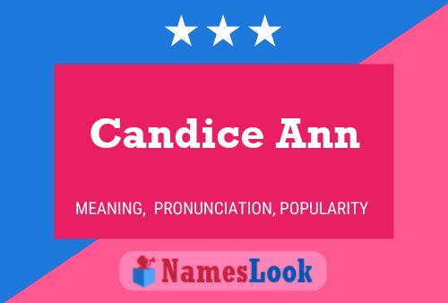 Candice Ann Naam Poster