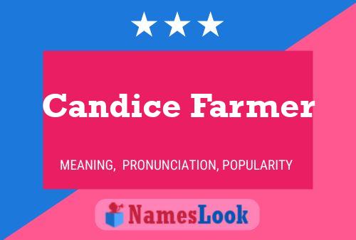 Candice Farmer Naam Poster