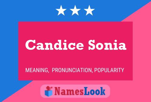 Candice Sonia Naam Poster