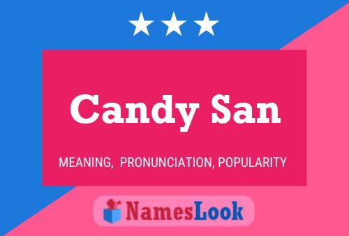 Candy San Naam Poster