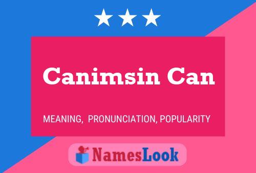 Canimsin Can Naam Poster