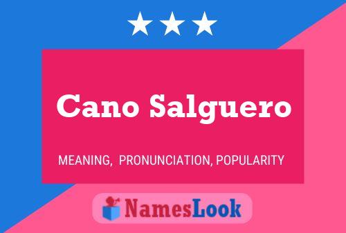 Cano Salguero Naam Poster