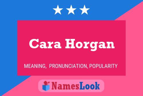 Cara Horgan Naam Poster