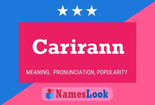 Carirann Naam Poster