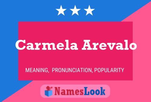 Carmela Arevalo Naam Poster