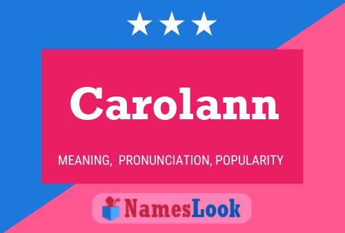 Carolann Naam Poster