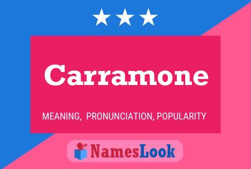 Carramone Naam Poster